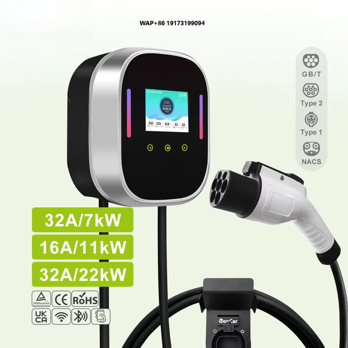 Car Charger - Cargador Inteligente para Vehículos Eléctricos, Wallbox