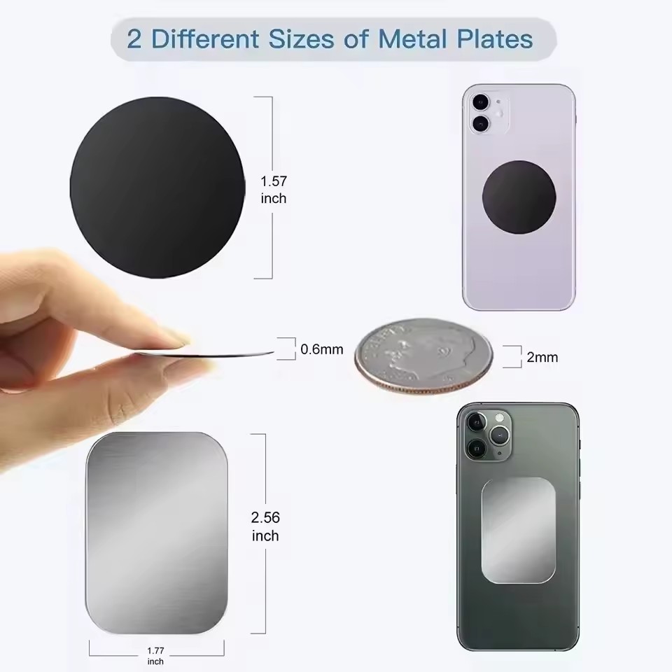 5/10 piezas Placa Metálica Mag - Car Phone Holder reseña y precio