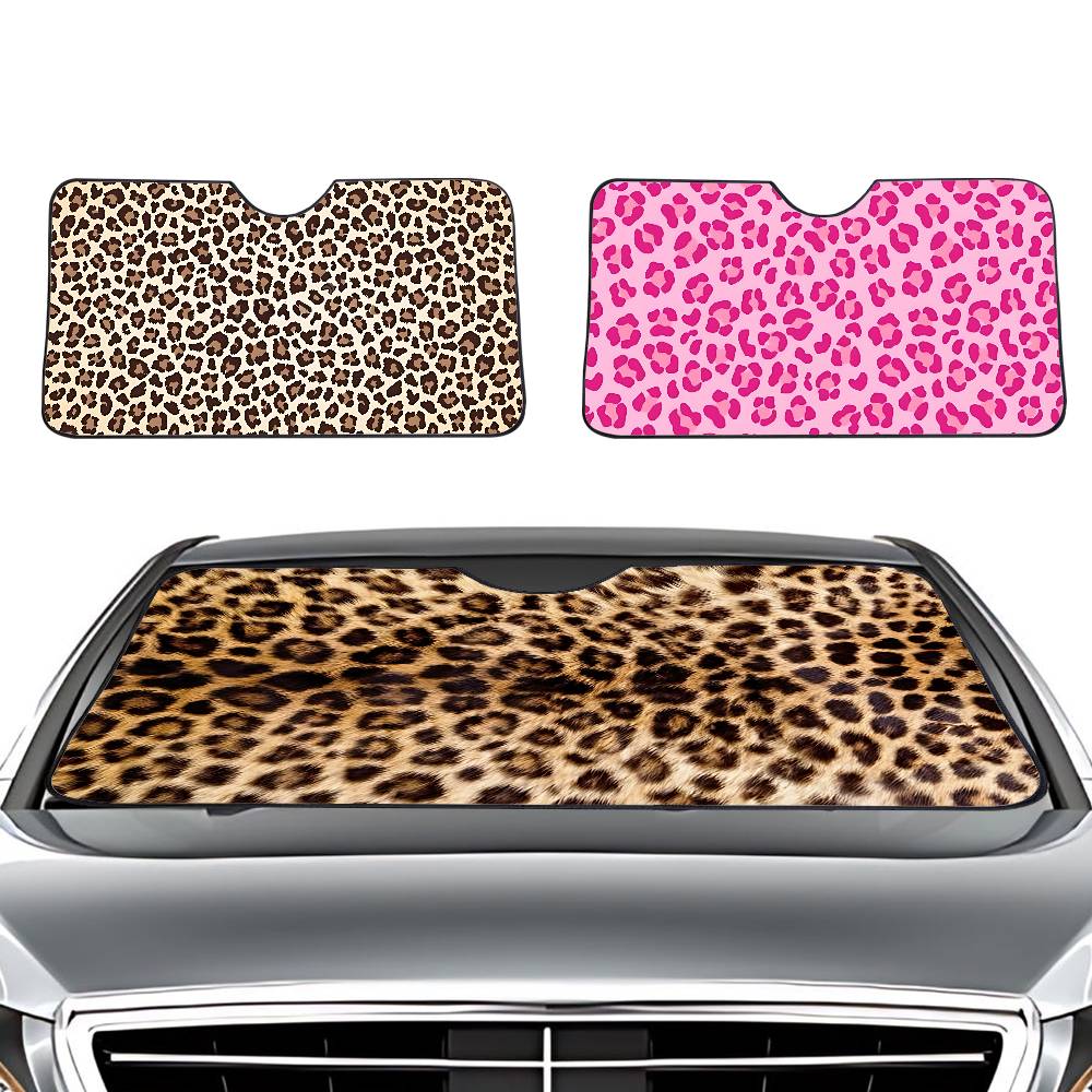 Piel de Animal (estampado de l - Windshield Sun Shade reseña y precio