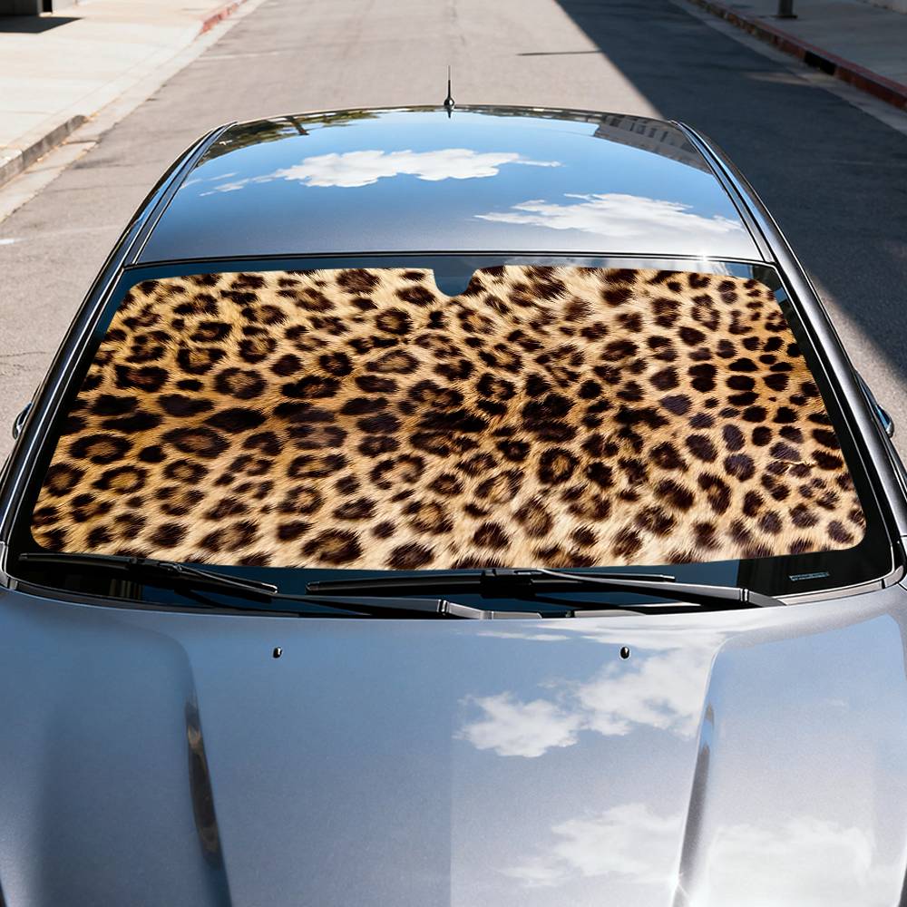 Piel de Animal (estampado de l - Windshield Sun Shade reseña y precio