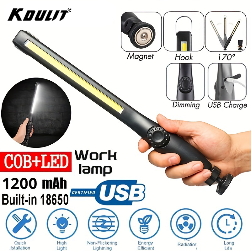 Linterna COB multifuncional co - Car Led Light reseña y precio