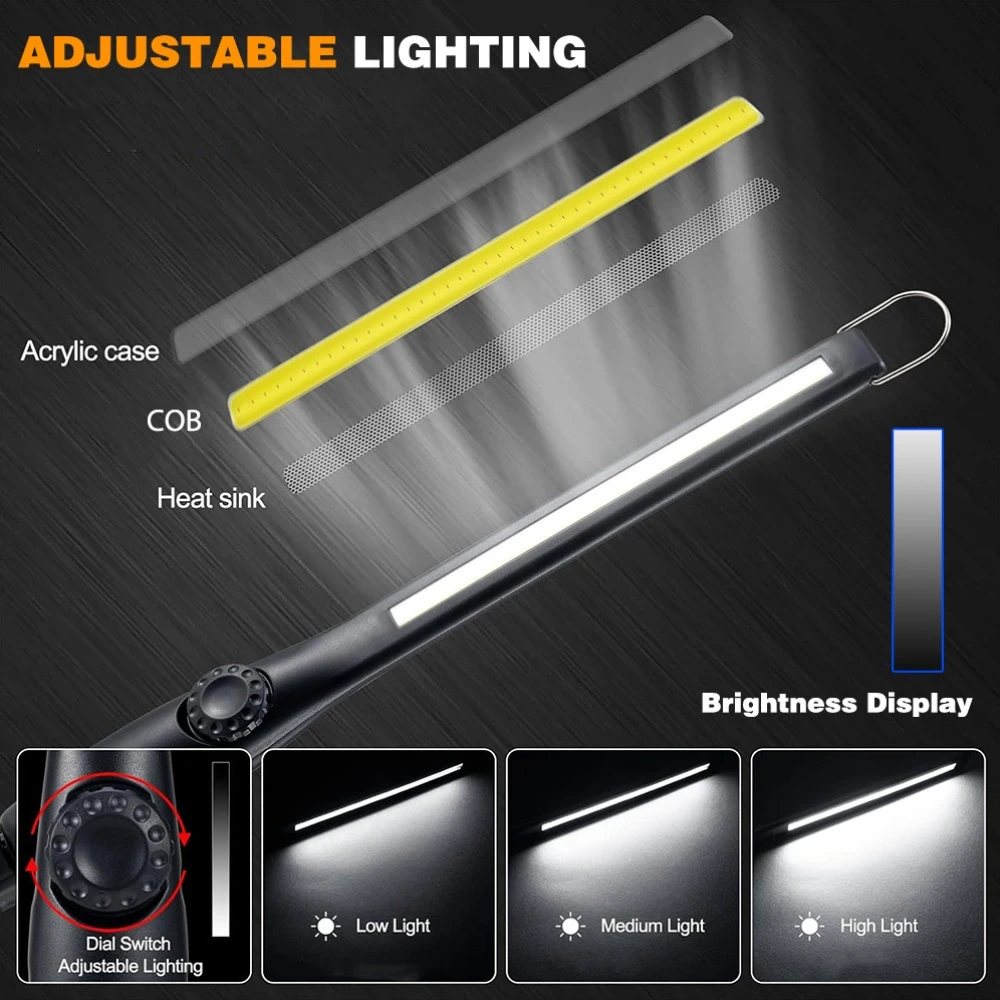 Linterna COB multifuncional co - Car Led Light reseña y precio